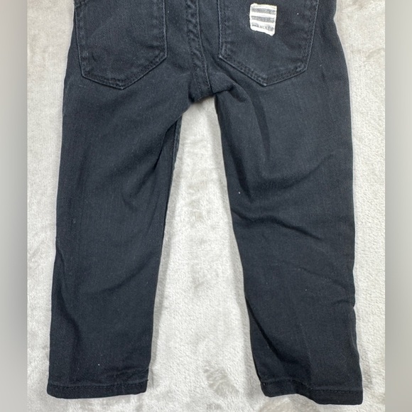 Roxy Quiksilver Girls Black Skinny Cotton Blend Zipper Fly Jeans Size 2T - Picture 11 of 15